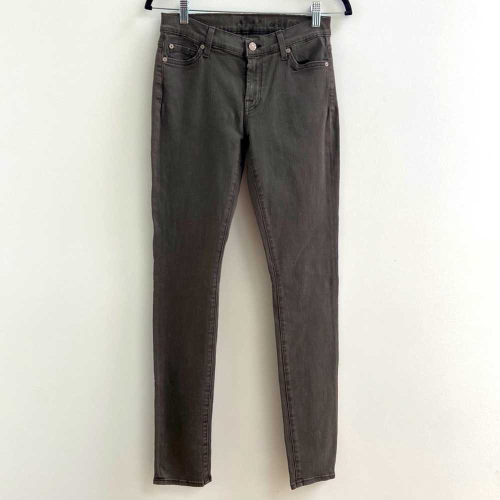 NWOT 7 for all Mankind Olive/Gray Jean